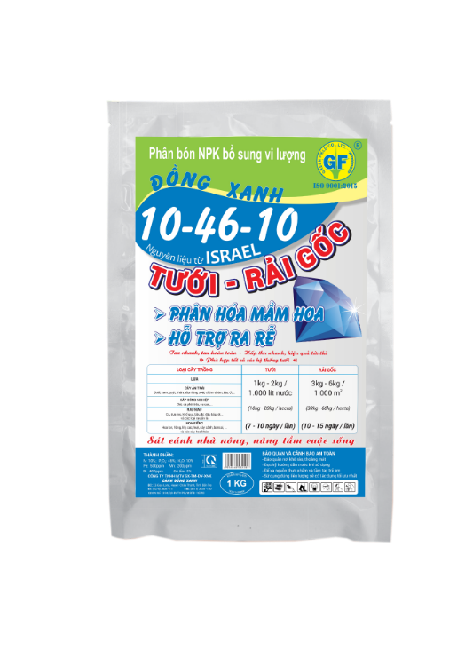 ĐỒNG XANH 10-46-10  - 1Kg