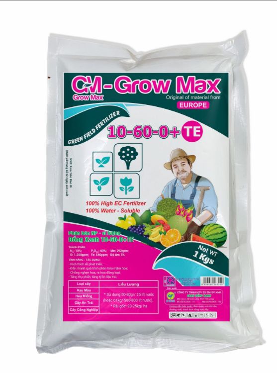 Ảnh của GM Growmax 10-60-0+TE Túi 1kg